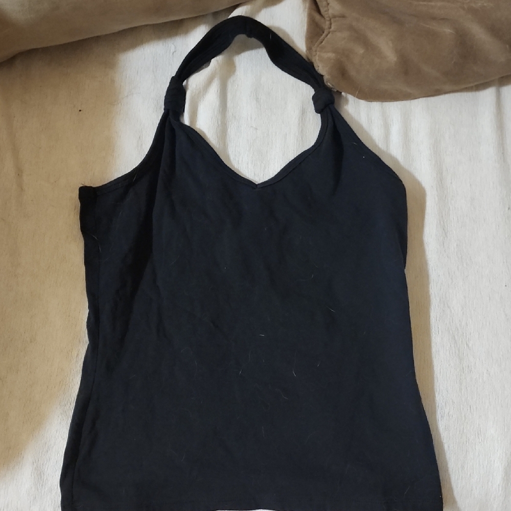 The Children's Place Black Halter Tank Top